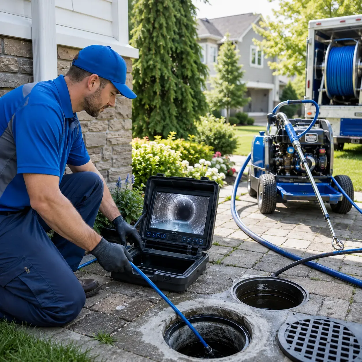 Outdoor drain cleaning professionals serving Porterville, MS